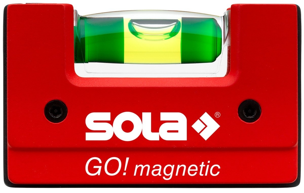 SOLA Kompakt-Wasserwaage "GO! Magnetic" 6,8cm