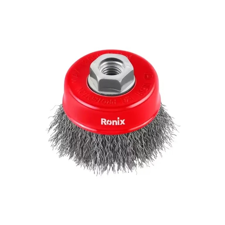 Topfbürste, gewellt D75 x 0,3 M14