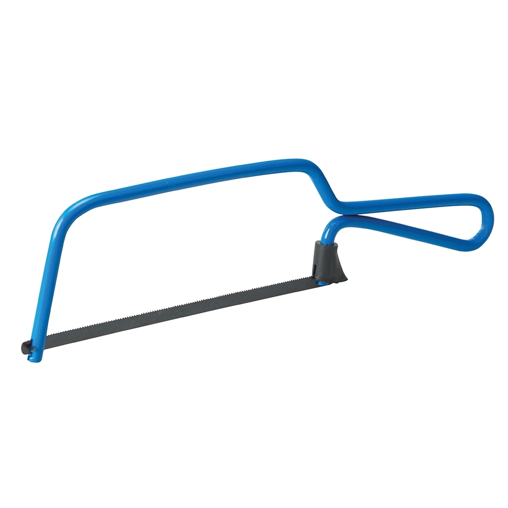Bügelsäge Mini 150mm inkl. Sägeblatt, blau