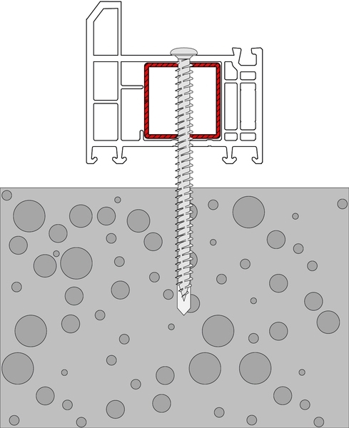 Fensterrahmenschr. PAN HEAD 7,5 x 62 - 212mm TX30
