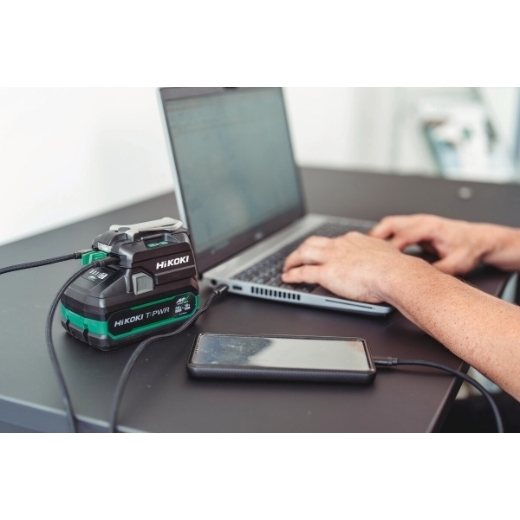 Power-Charger HiKOKI UC18DA USB-C +Kabel +Netzteil