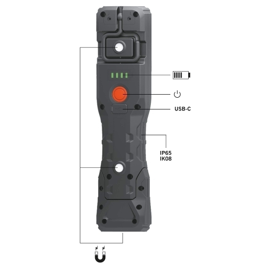 LED Akku Hand-Arbeitslampe PJ-HL1200