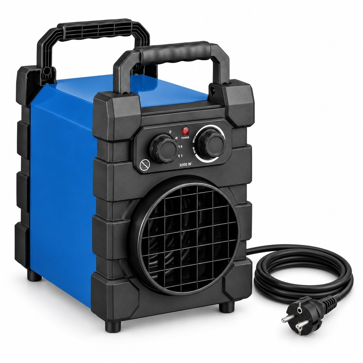 Elektroheizer PowerHeat 3000W, IP24, blau