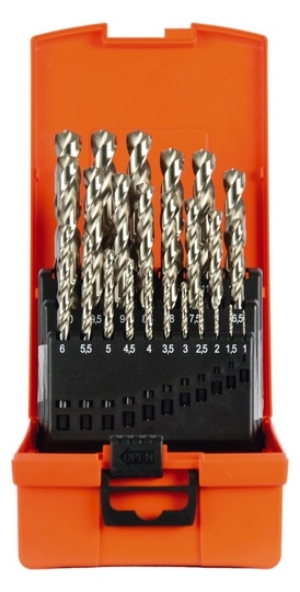 Spiralbohrerkassette 25-tlg. HSS-G DIN 338