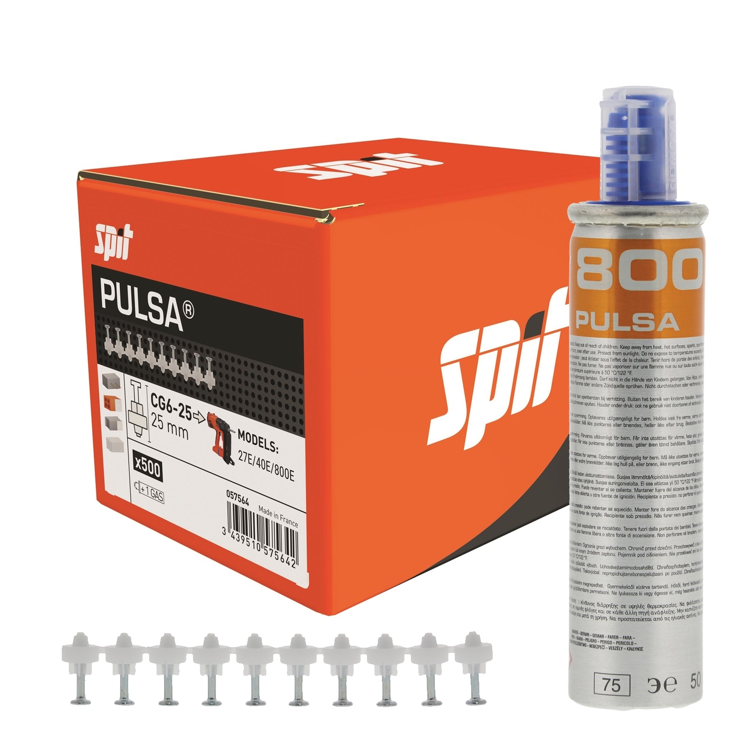 PULSA 27/40/800 Rondellennägel HCG6-22 +Gas/ VE500