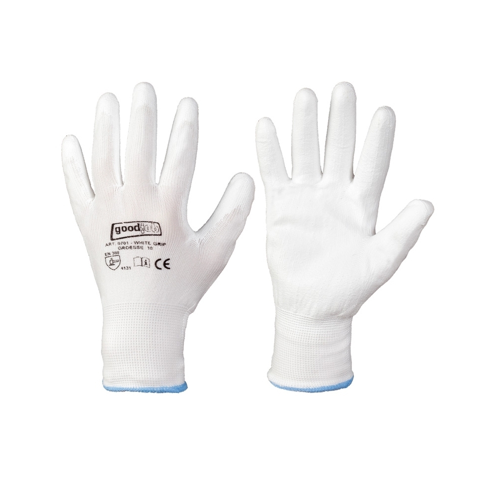 Schutzhandschuh WHITE GRIP EN 388 Gr. 9 - 10