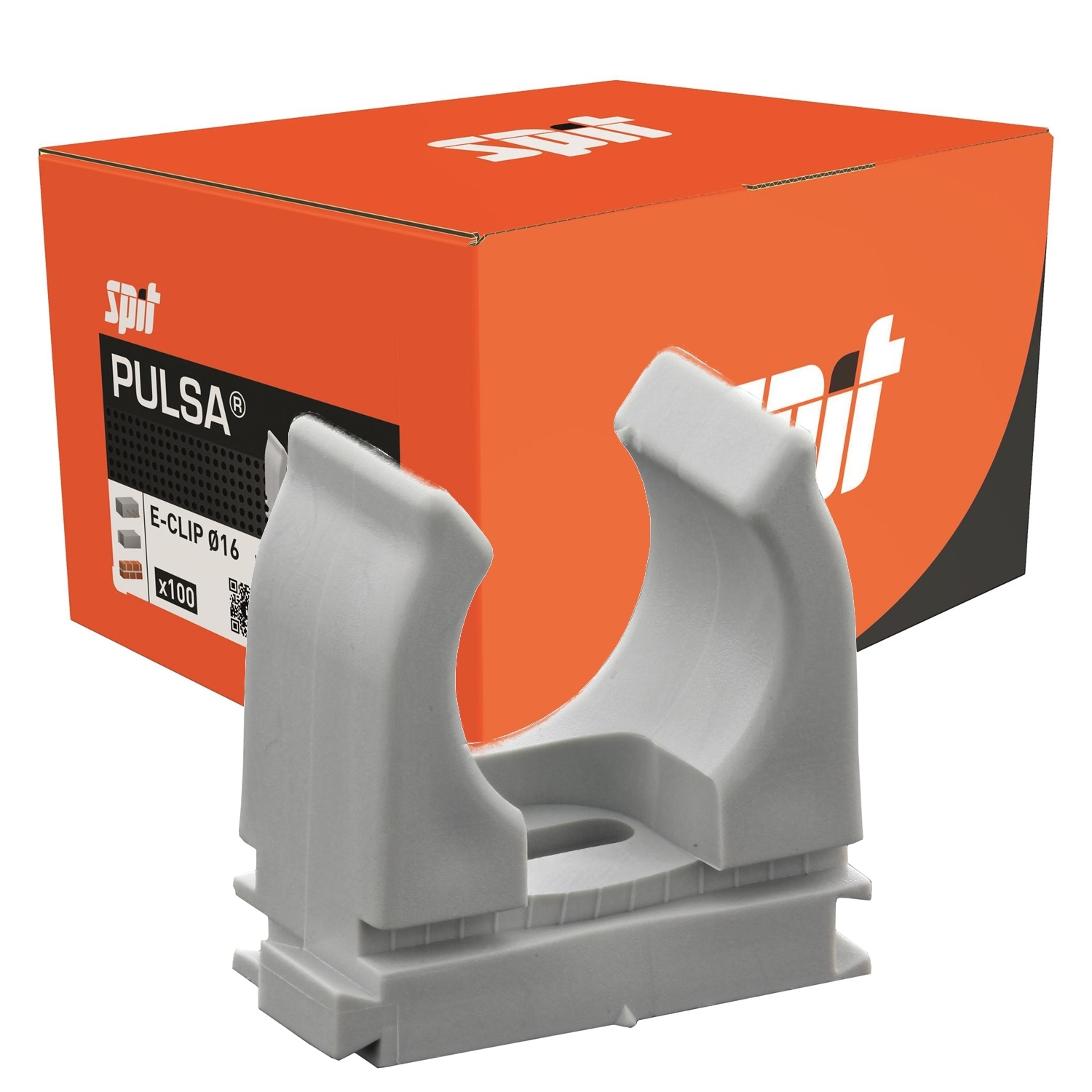 E-CLIP Klemmschelle Halogenfrei 16mm VE100